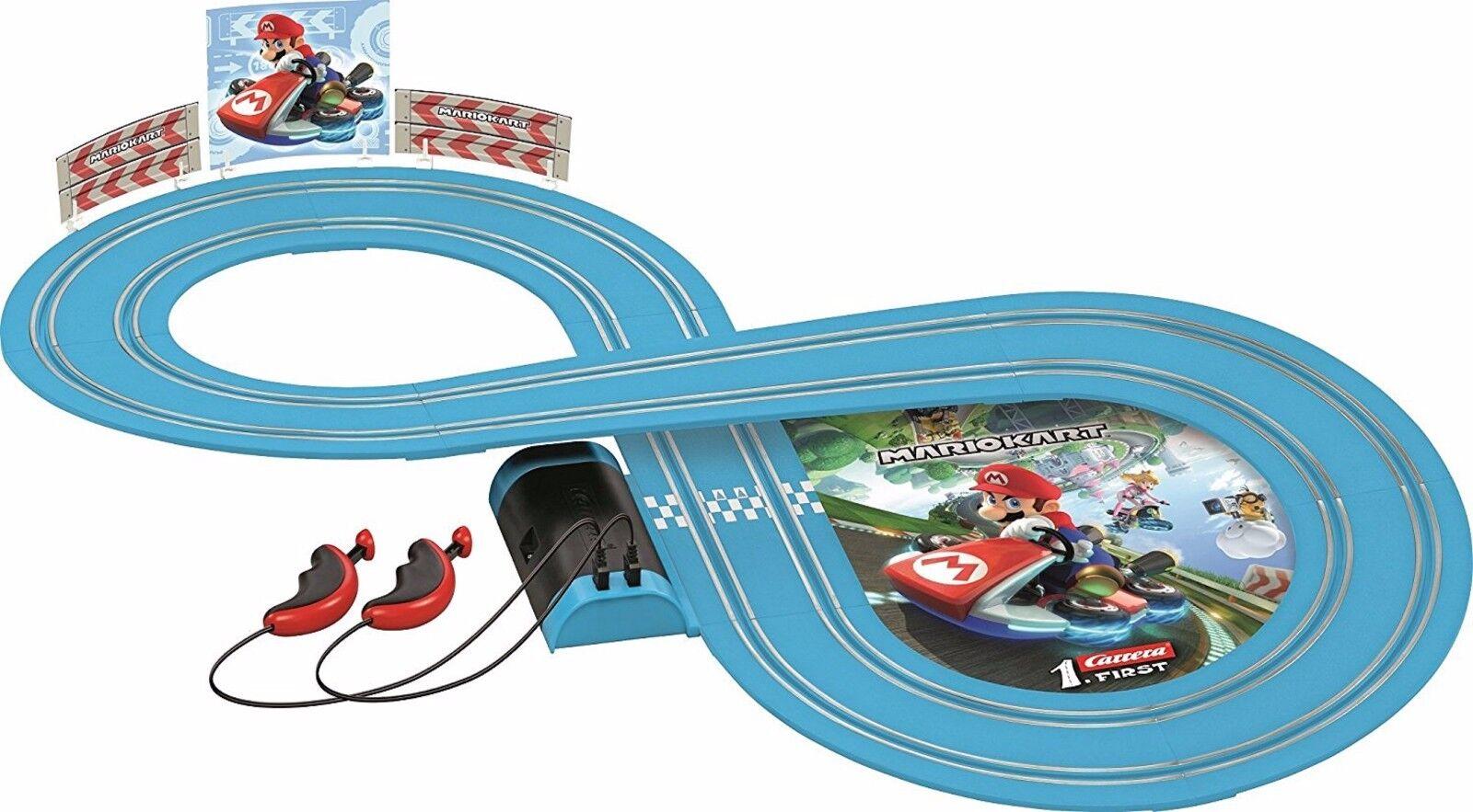Wii Mario Kart RC IR Radio Remote Control Slot Car Race Track Ages 3+ Carrera