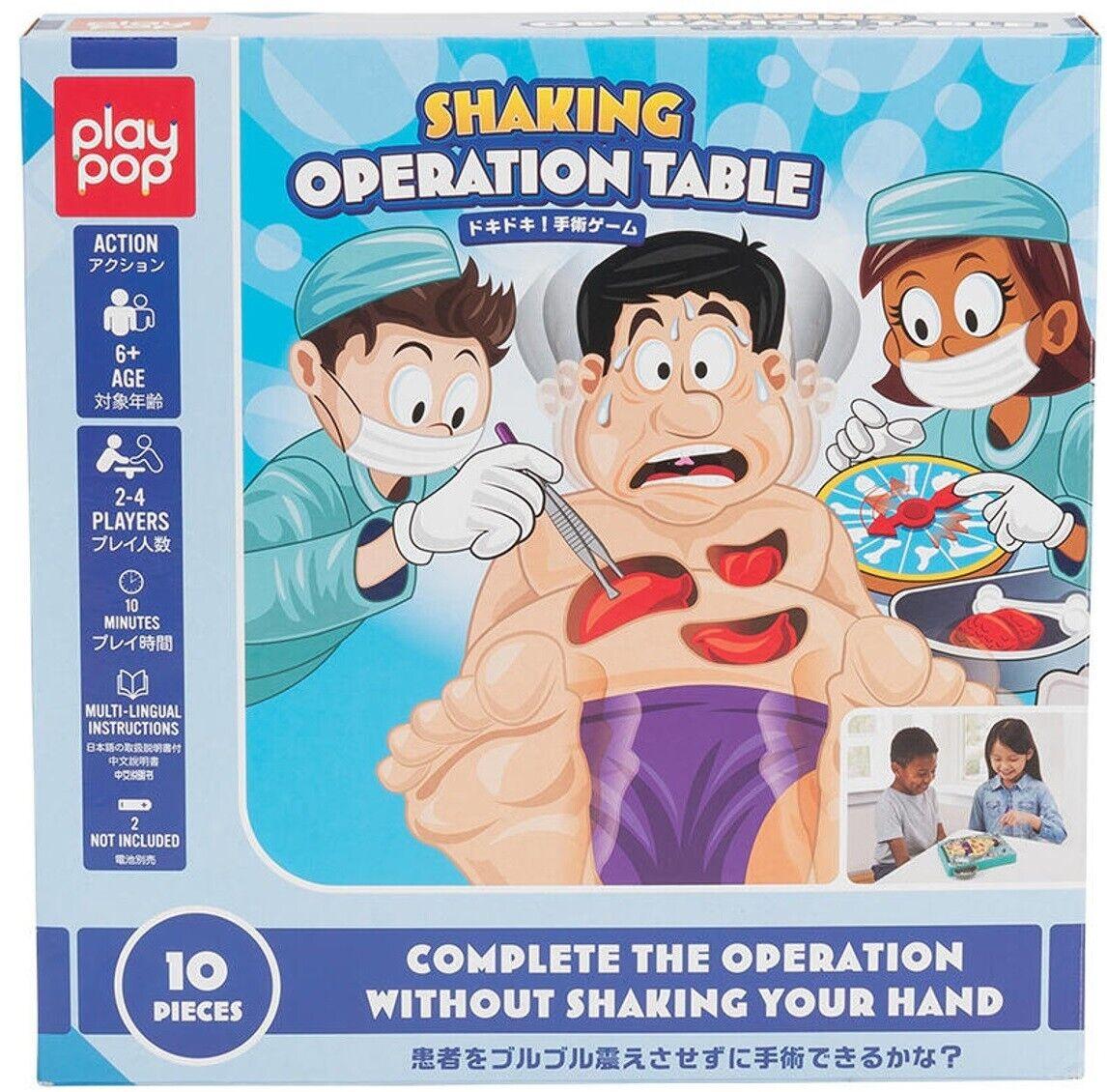 Play Pop Shaking Operation Table Complete Without Shaking Hand 2-4 Players