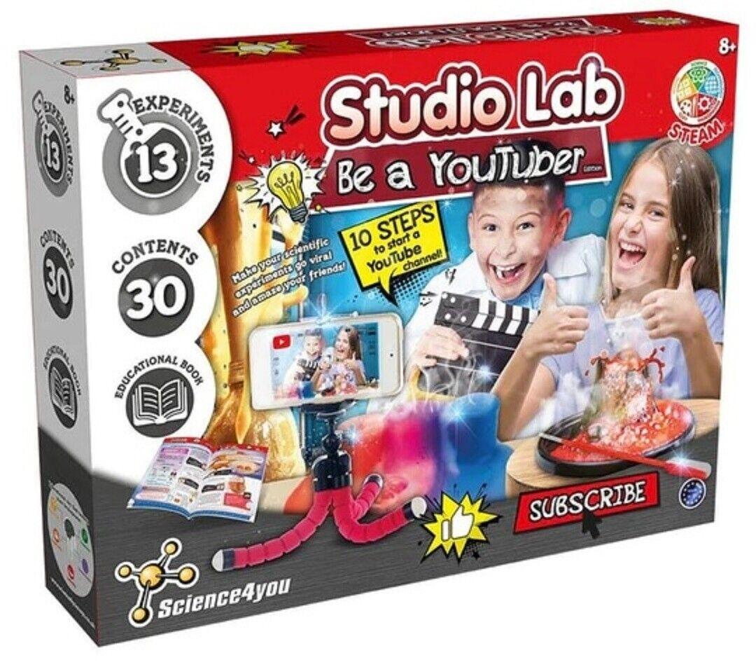 Science4you Studio Lab Be A Youtuber Activity School Project Experiment Gloves