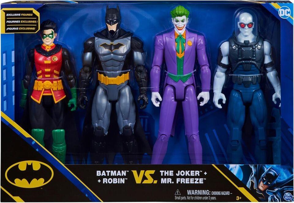 DC Comics 4-Pack 12 Inch Figures Batman Robin Joker Mr Freeze Superheroes Figure