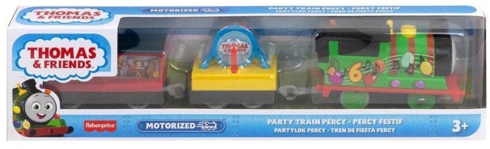 Thomas & Friends Motorised Trackmaster New Train Track Metal Engine Diecast Car - Party Percy.