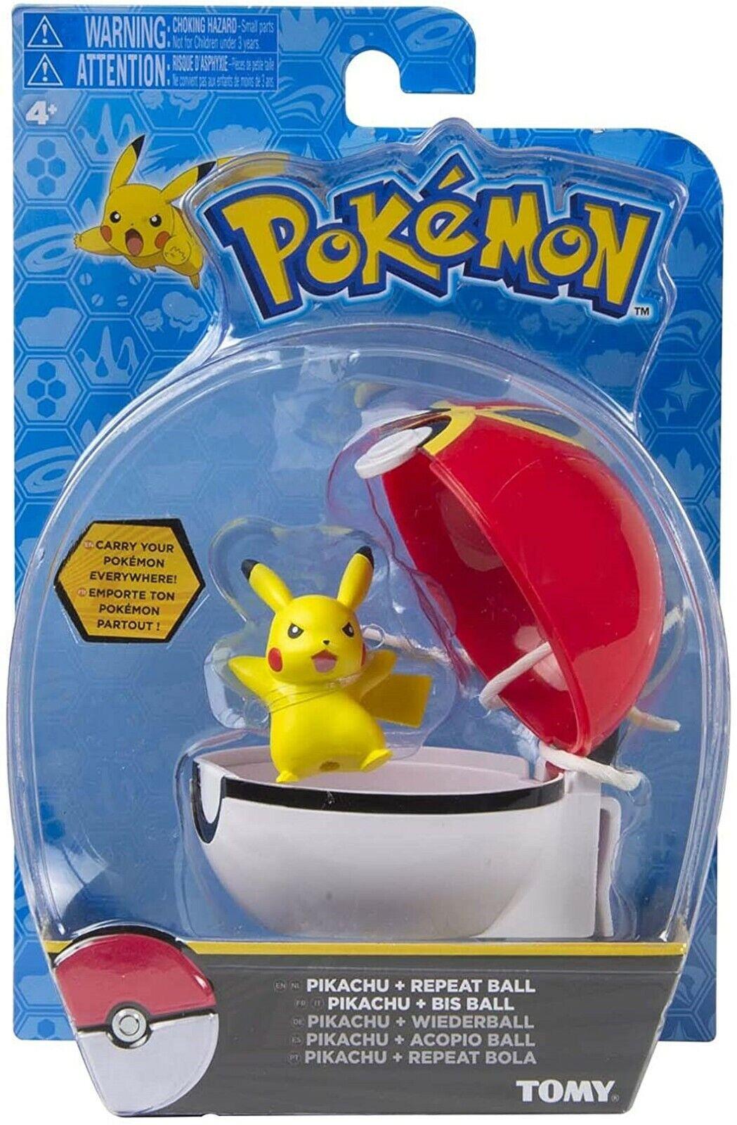 TOMY Pokemon-Pikachu repeat ball-Figure Ages 4+ Game