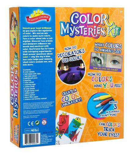 Scientific Explorer Color Mysteries Science Project Kit Lab Ages 5+ New Toy Gift