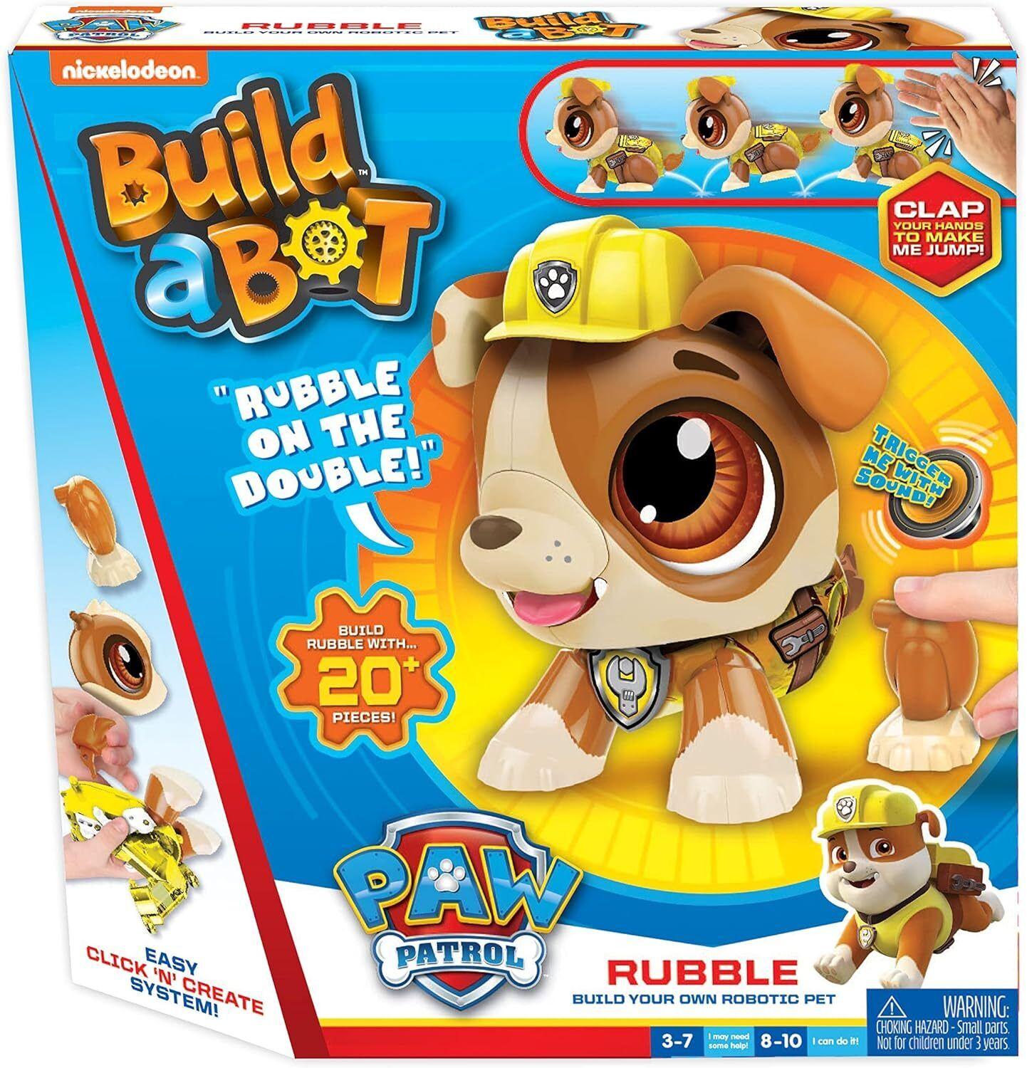 Paw Patrol Build a Bot 20+ Pieces STEM Learning Toy Robot Rubble
