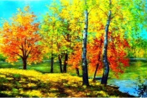Diamond Art Collection Autumn leaves painting kit