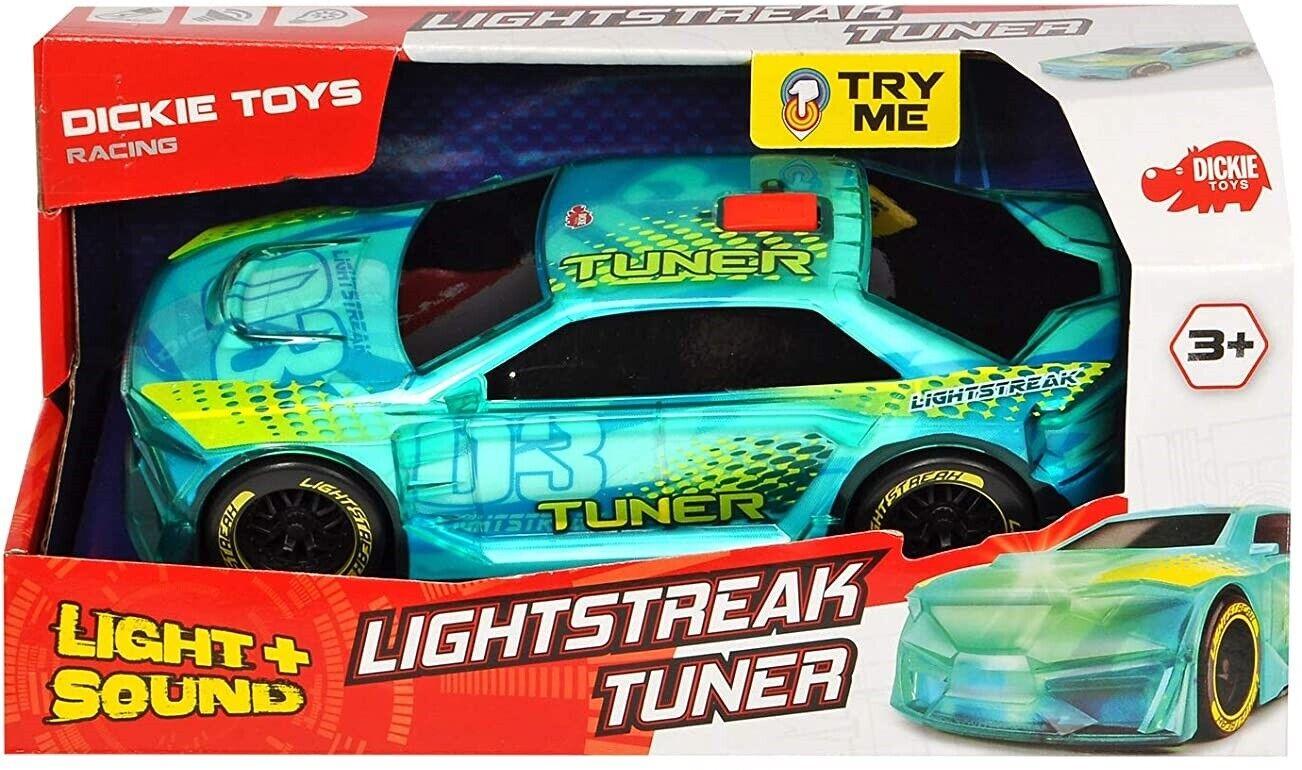 Dickie toys racing series-lightstreak tuner- try me light + sound toys
