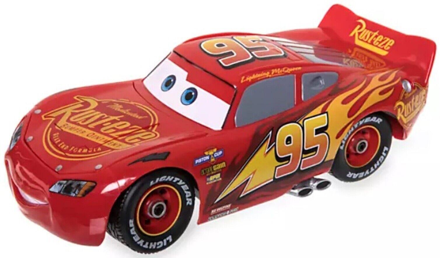 Disney Store Build to Race Lightning McQueen Remote Control Car
