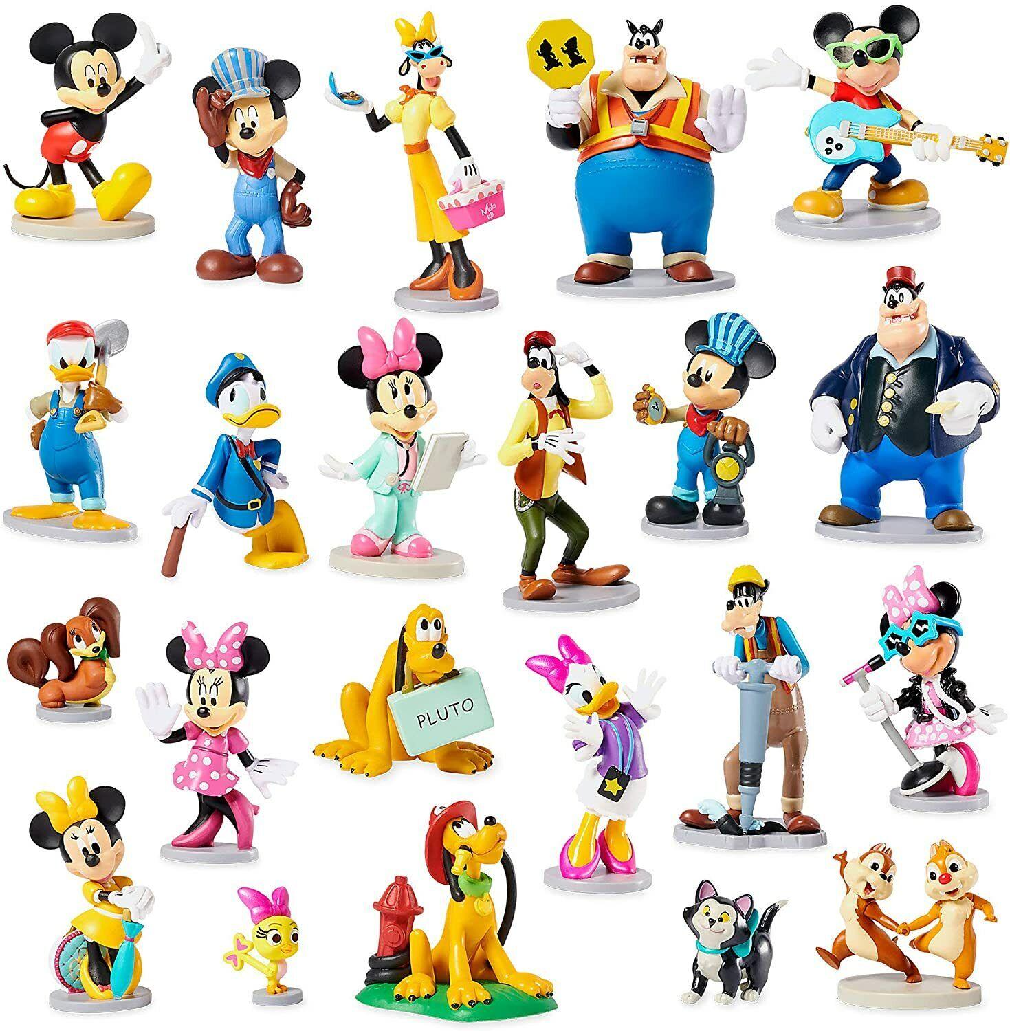 Disney Mickey Mouse and Friends Mega Figurine Set Ages 3+ Minnie Pluto Daisy Fun