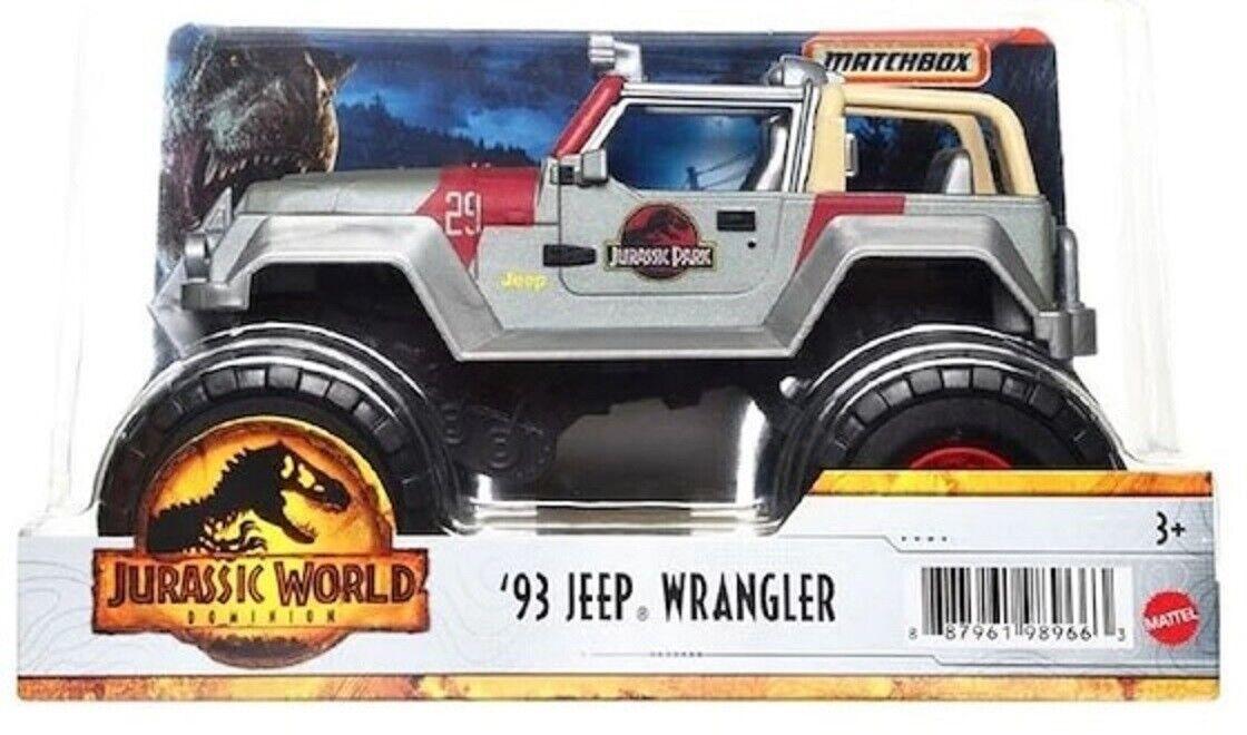 Jurassic World 1:24 Truck Ages 3+ Toy 93 Jeep Wrangler