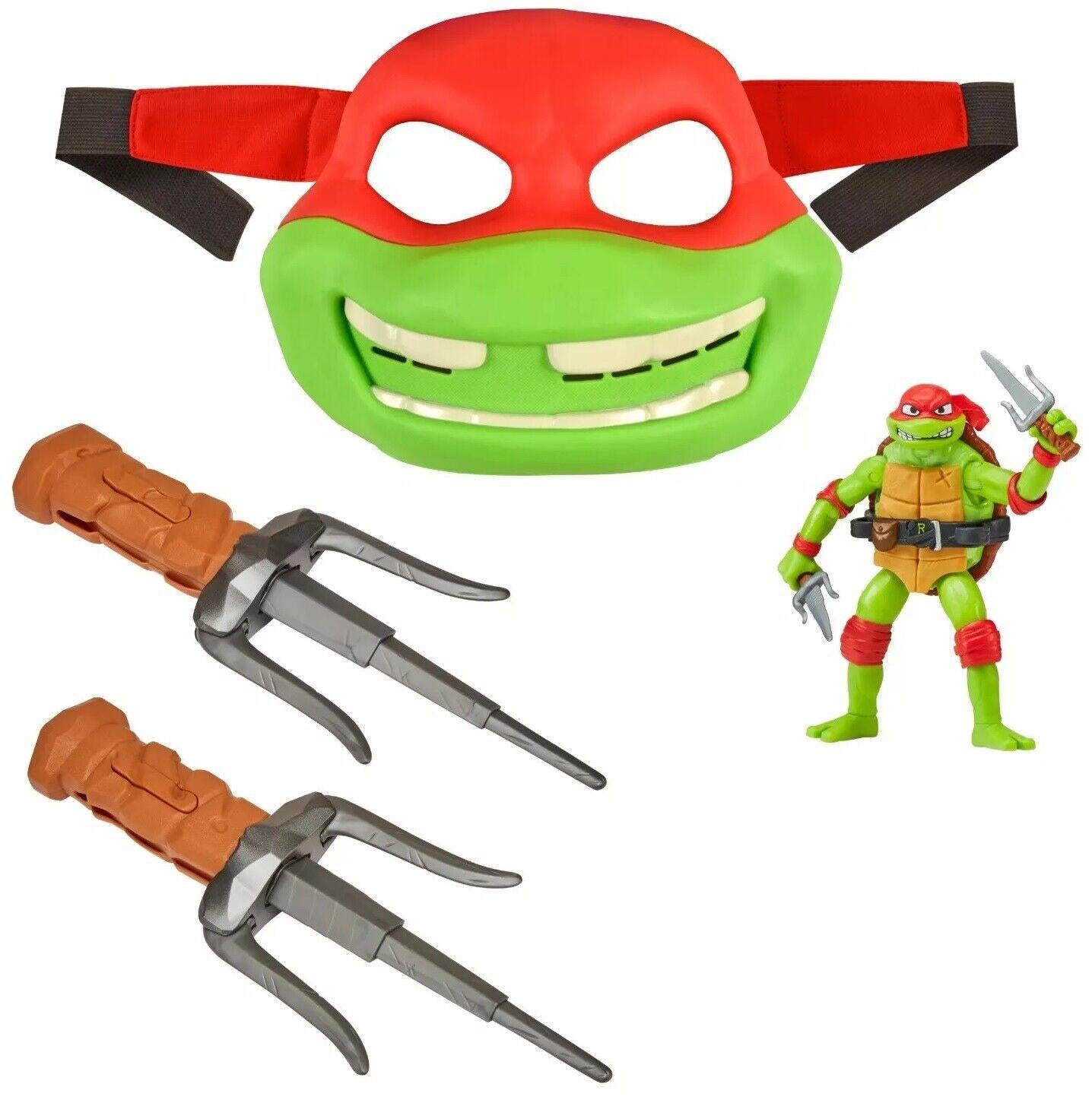 TMNT Teenage Mutant Ninja Turtles Role Play and Figure Bundle Ralph Fight