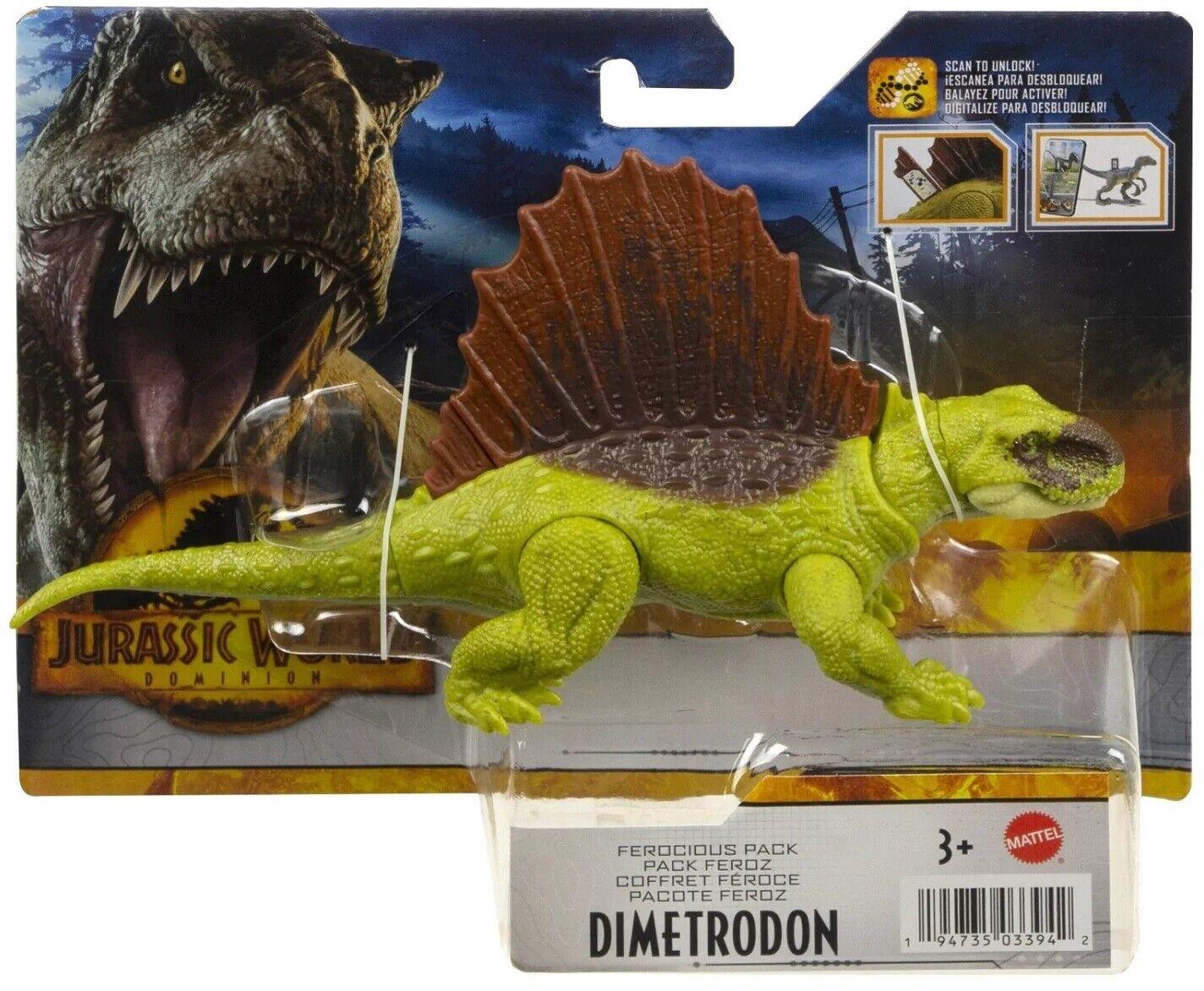 Jurassic World Dominion Ferocious Pack Dimetrodon Action figure for Ages 3+