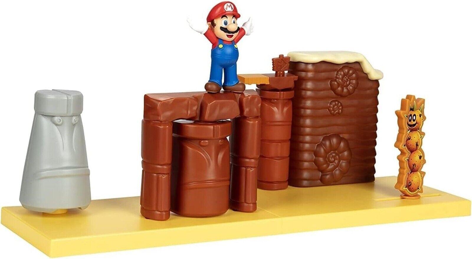 World of Nintendo Pacific World of 2.5 Inch Desert Playset Toy Super Mario Kart