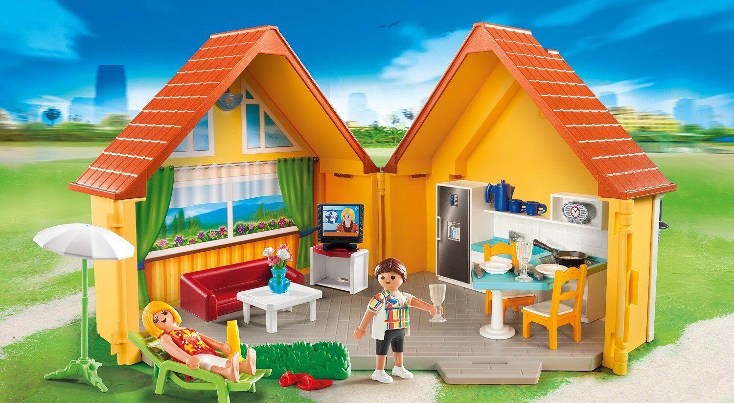 Playmobil 6020 Summer Fun Country House Ages 4+ New Toy Kitchen TV Chairs Patio