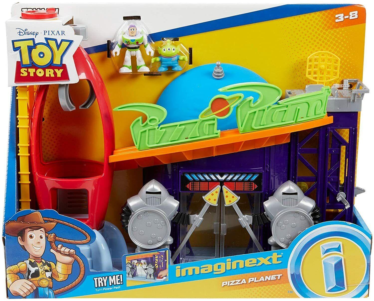 Fisher-Price Toy Story Pizza Planet Playset Buzz Lightyear Alien Woody 3+ Toy