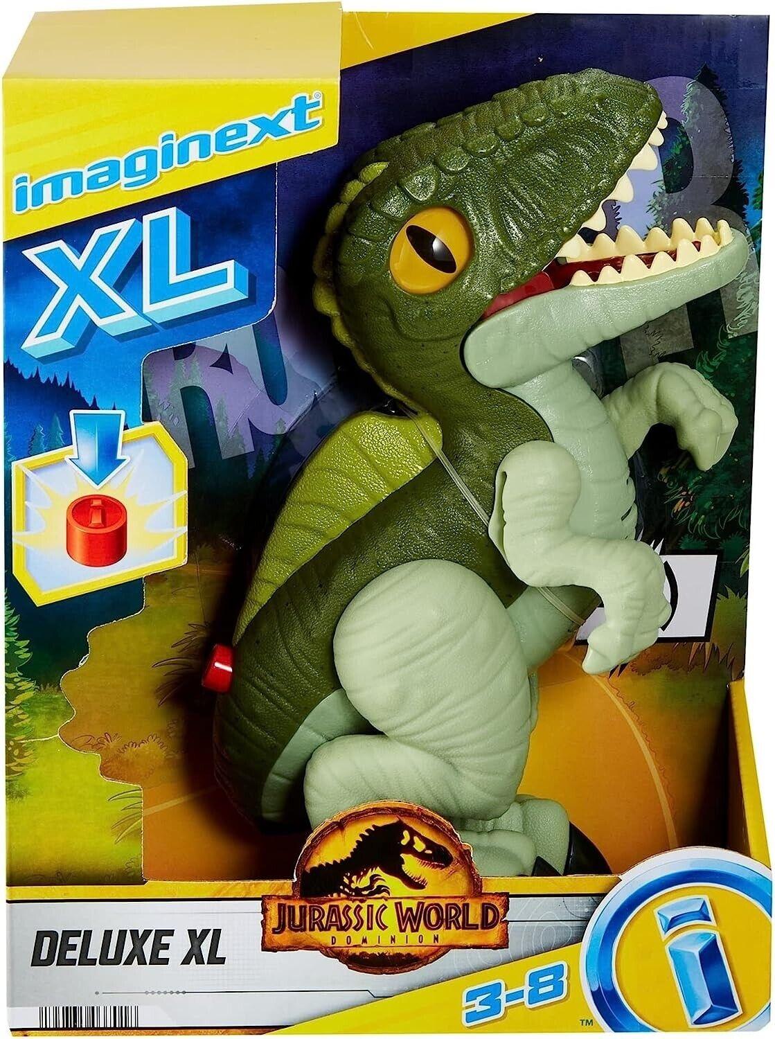 Imaginext Jurassic World Dominion Deluxe Growlin Giga XL Dinosaur Toy Dino Move