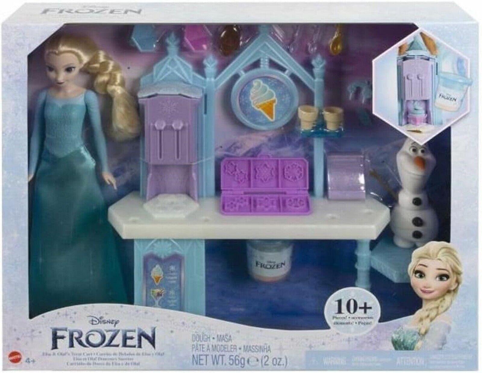 Disney Princess Disney Frozen Toys Dessert Playset with Elsa Doll Olaf Figure