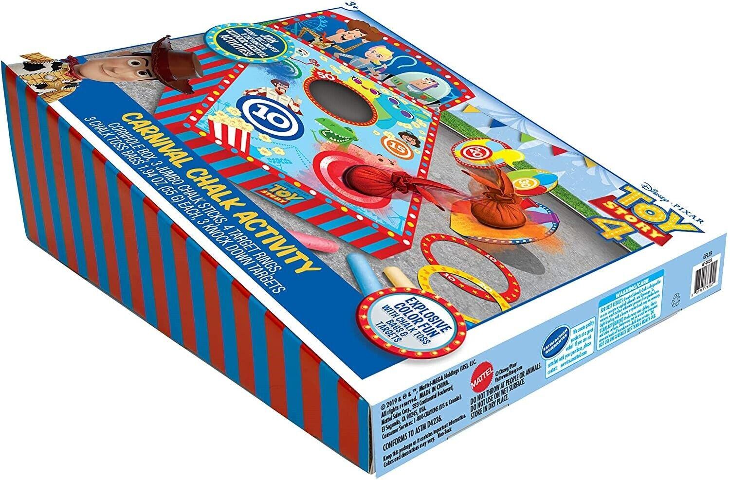 Disney Toy Story Carnival Chalk Activity Game 3+ Forky Woody Buzz Lightyear