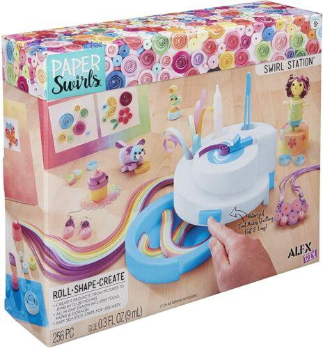 Alex DIY Paper Swirl Station Kids Art and Craft Activity Toy Jewelry Glue Seal