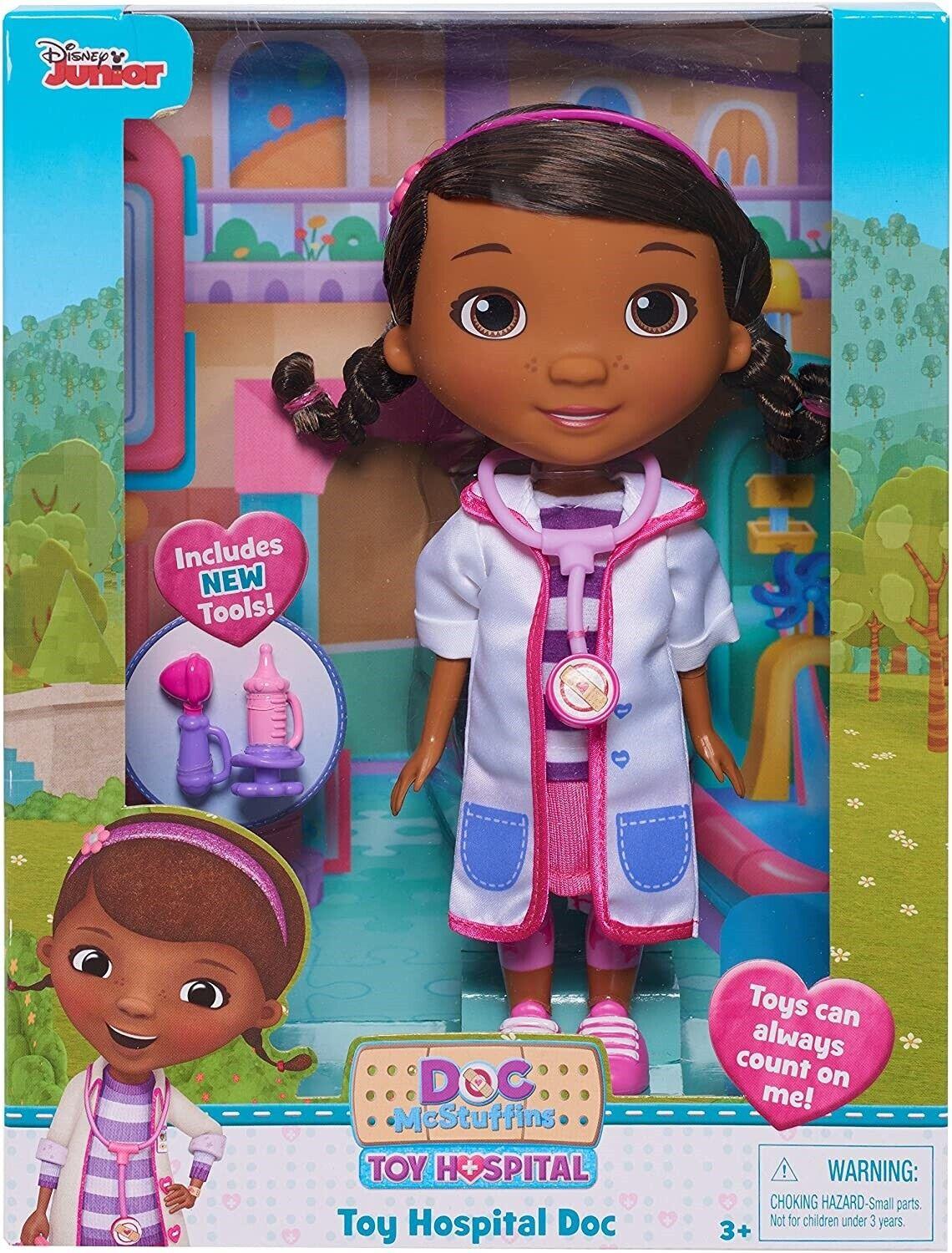 Doc McStuffins Toy Hospital Doc Doll Ages 3+ New Toy Doctor Suit Play Gift Set