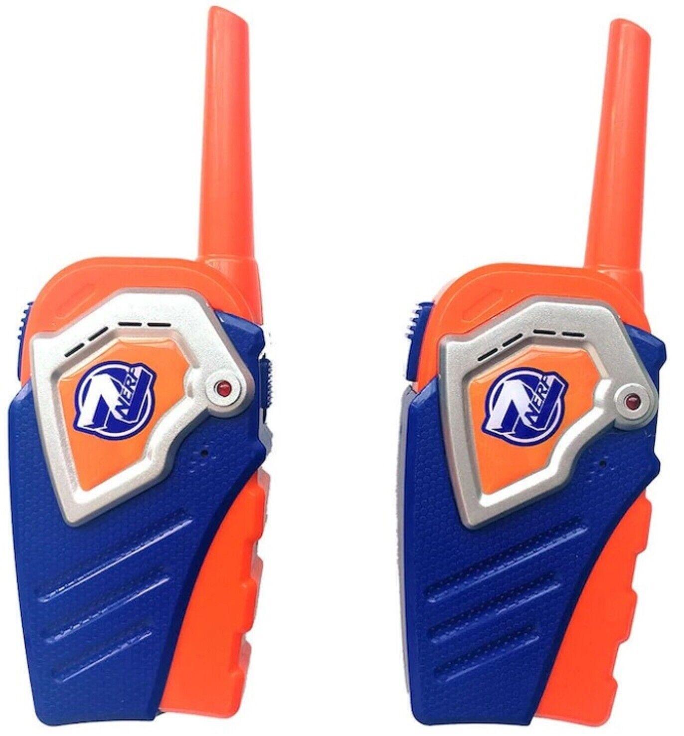 NERF Walkie Talkie Set 300 Meter Range Ages 8+ Toy Phone Battle Talk Play Gift
