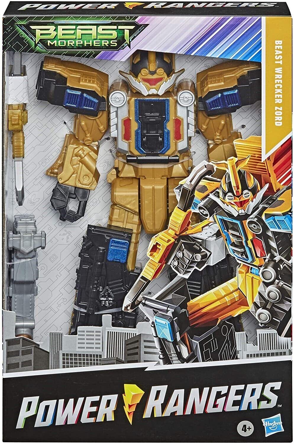 Power Rangers Beast Morphers Wrecker Zord Age 4+ Toy Action Megazord Robot Sword
