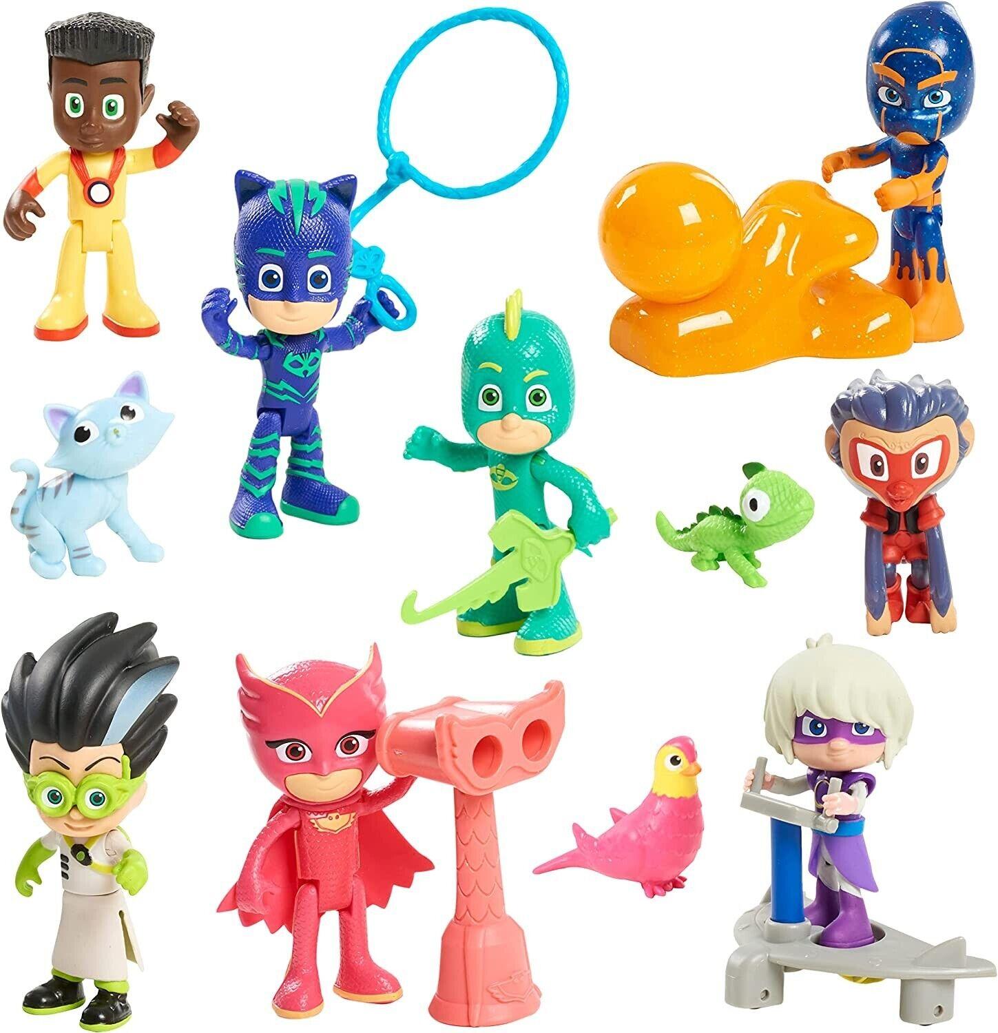 Just Play PJ Masks Deluxe Figure Set Catboy Owlette Gekko Romeo Luna Girl Ninja