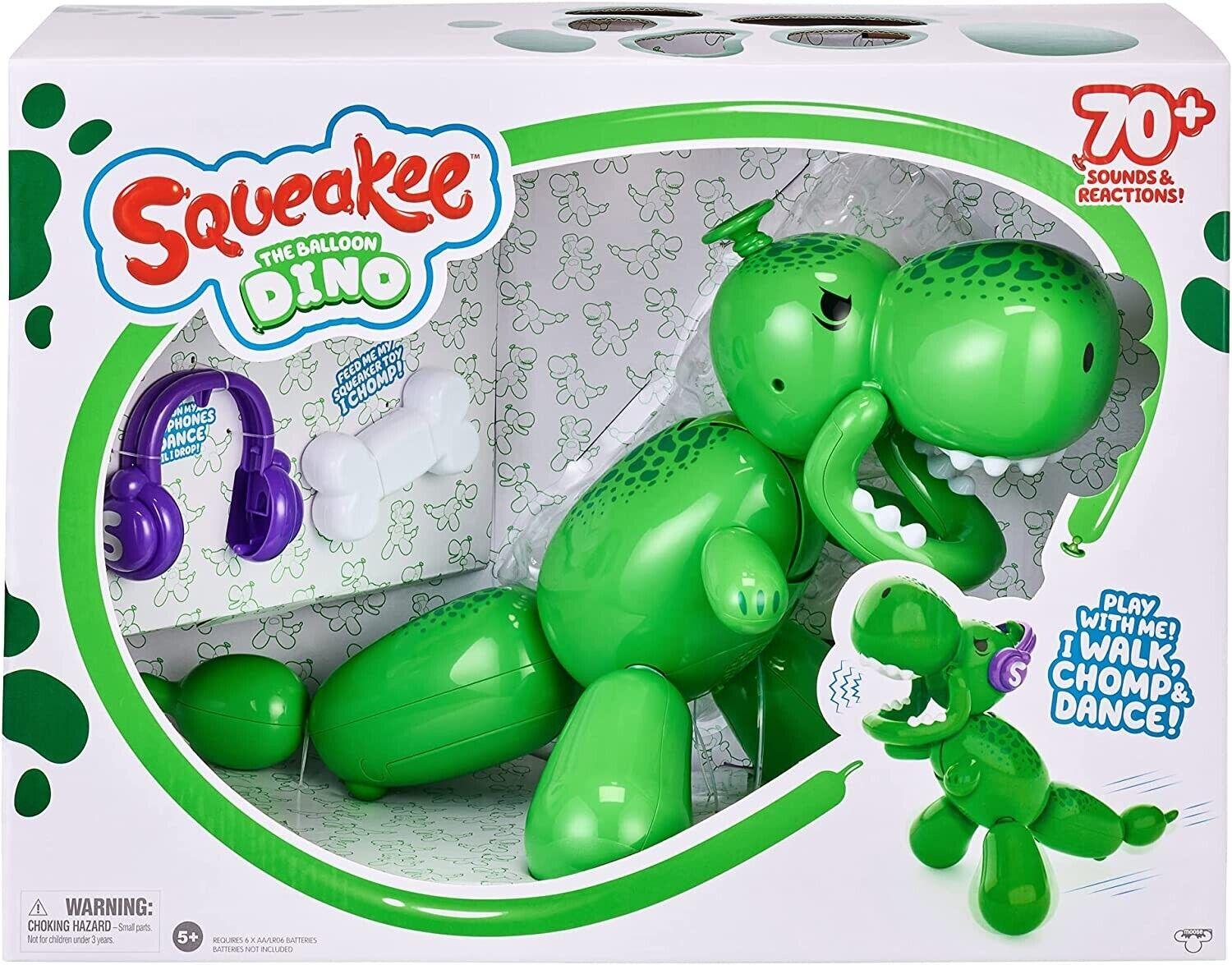 Moose Squeakee The Dino Interactive Dinosaur Pet Toy That Stomps Roars And Dance