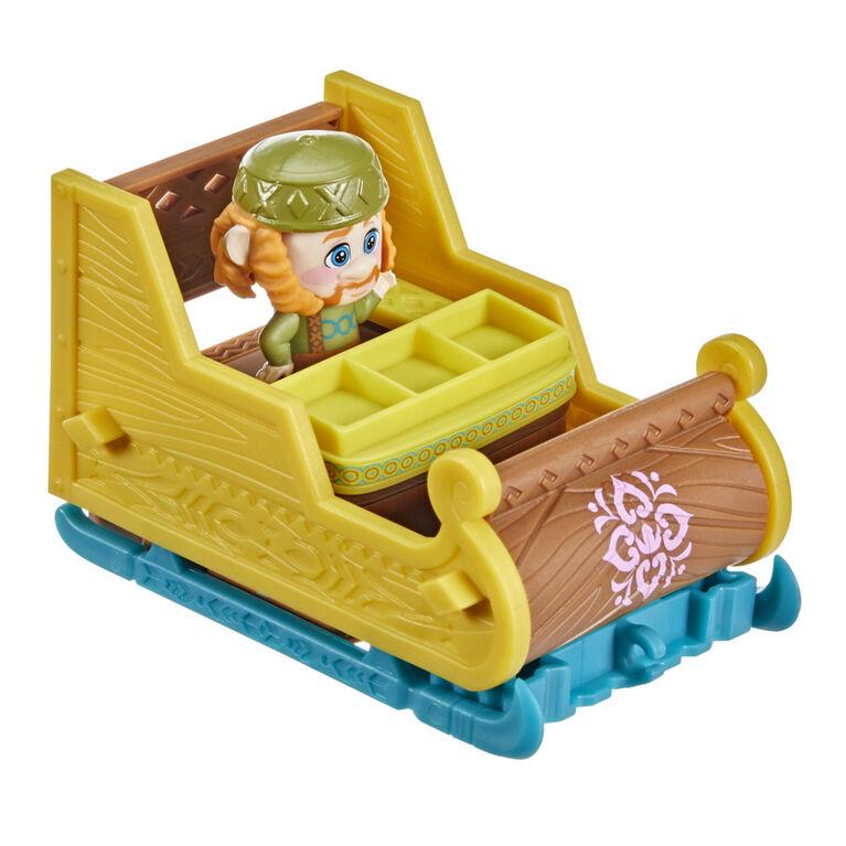 Disney Frozen Mini Doll Twirl Abouts Sled 2-in-1 Playset Oaken