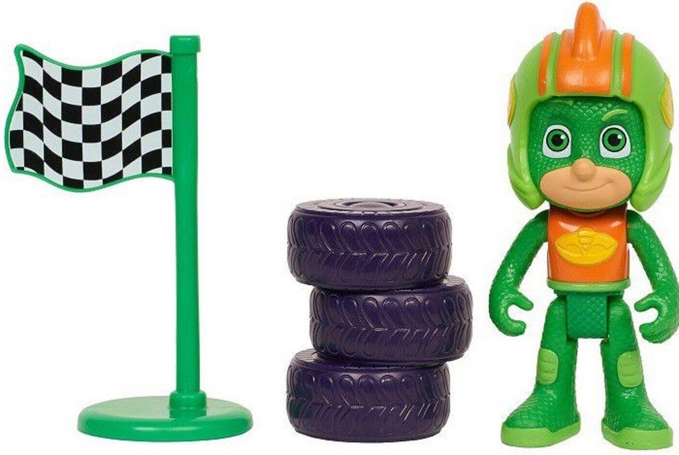 PJ Masks Race Night Backpack Lights up-GEKKO-Ages 3+ Toy Doll Car