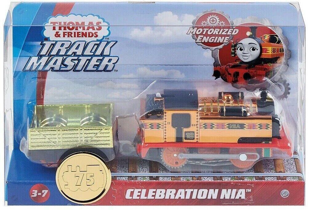 Thomas & Friends Motorised Trackmaster. Celebration Nia Train Engine, Multicolor