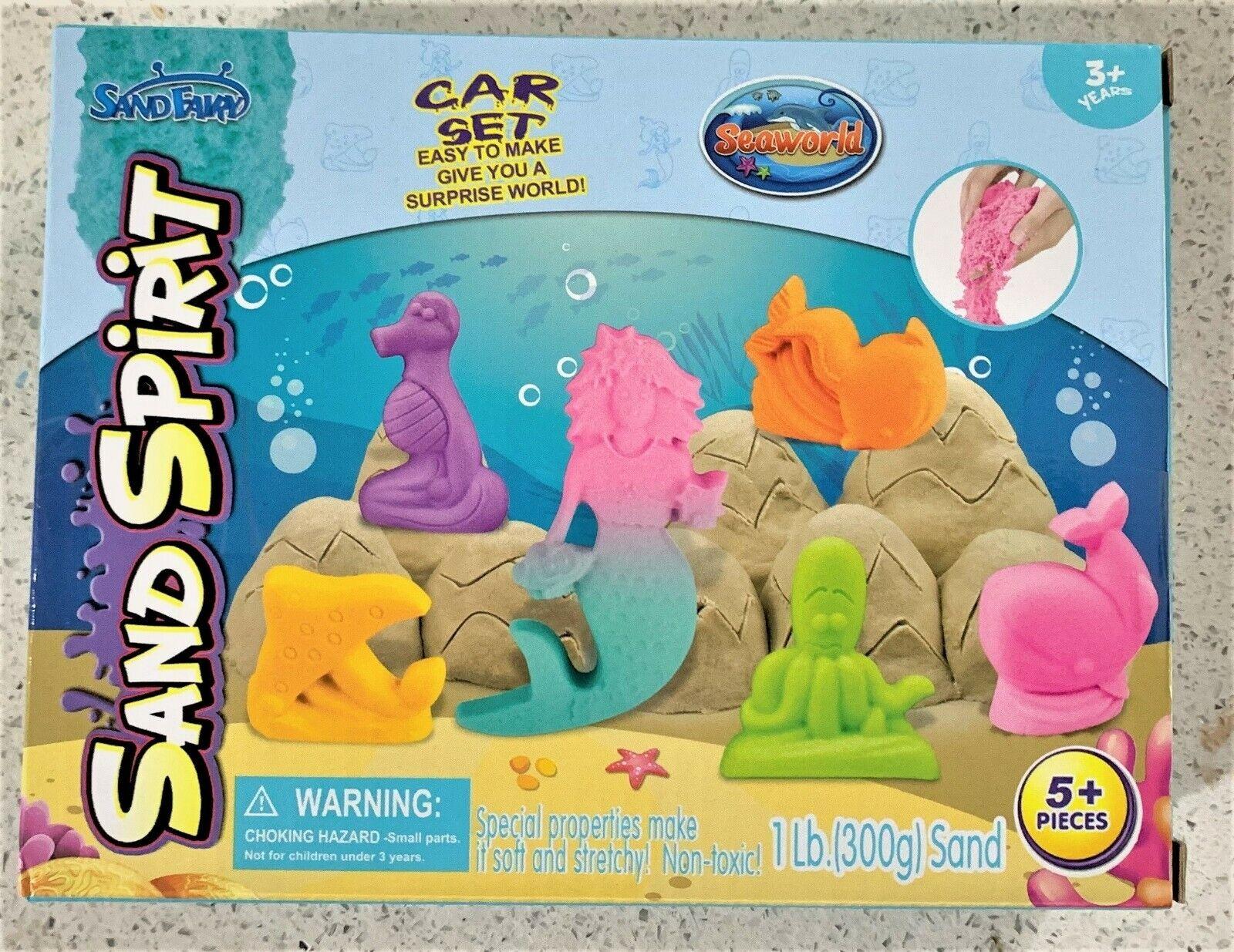 Sand Spirit Set 5+ pieces 300G Glow in the dark ages 3+ Toy Play Build Colour