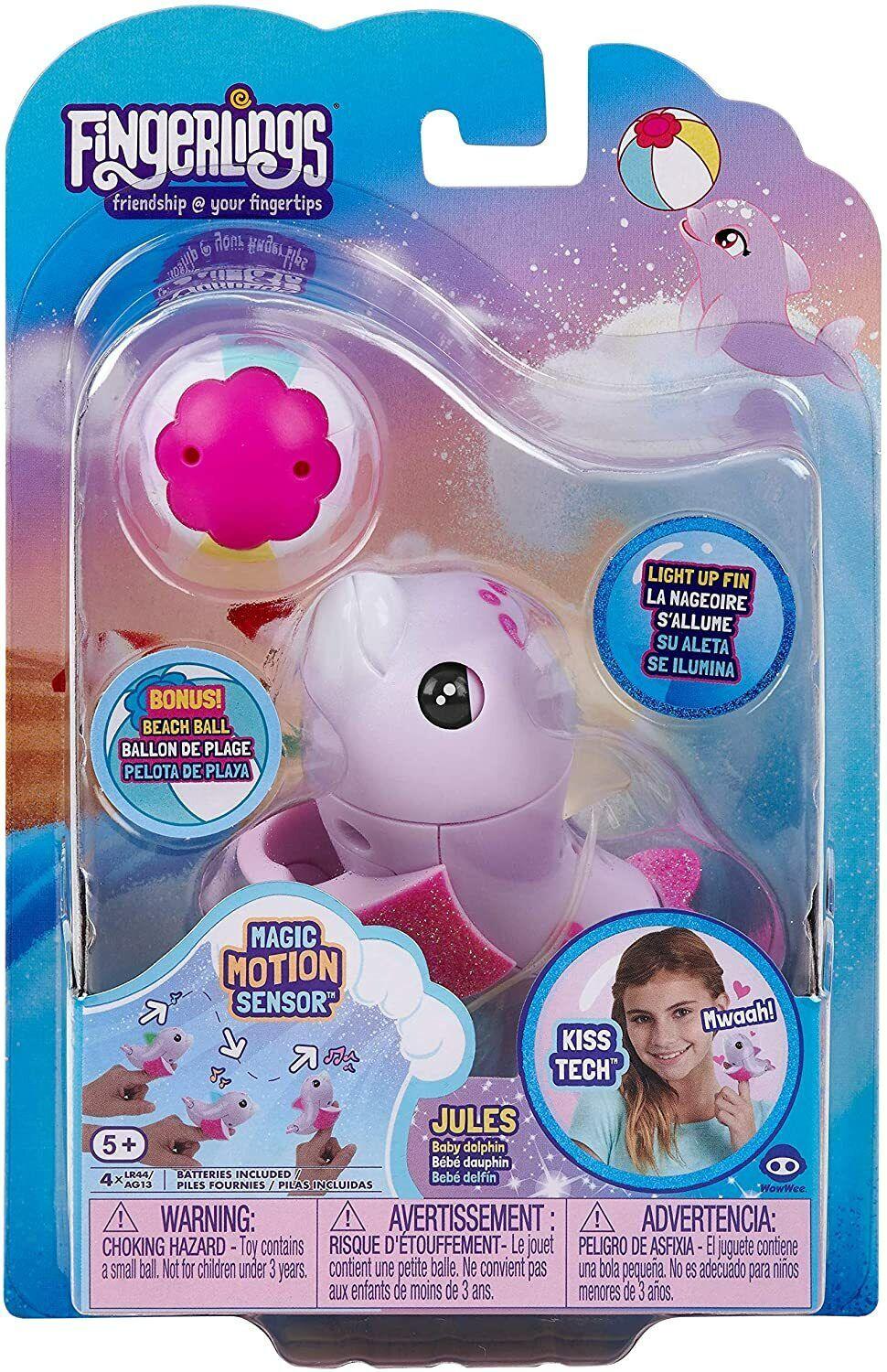 WowWee Fingerlings-Dolphin Jules-Toy 5+ year Electronic Pet