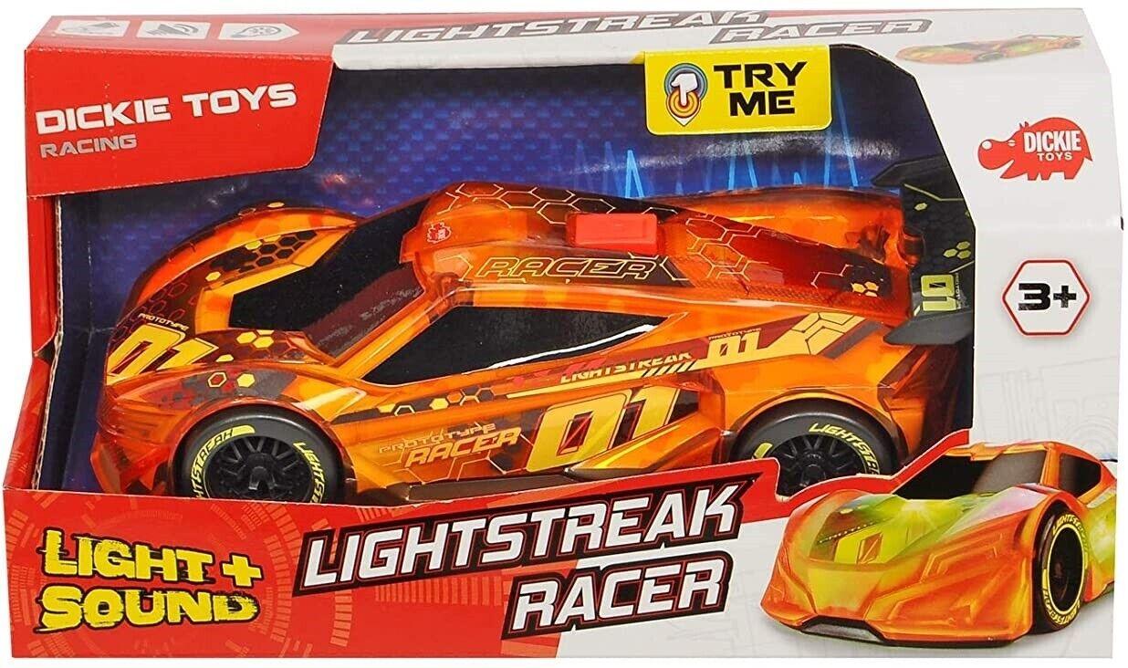 Dickie toys racing series-lightstreak racer- try me light + sound toys