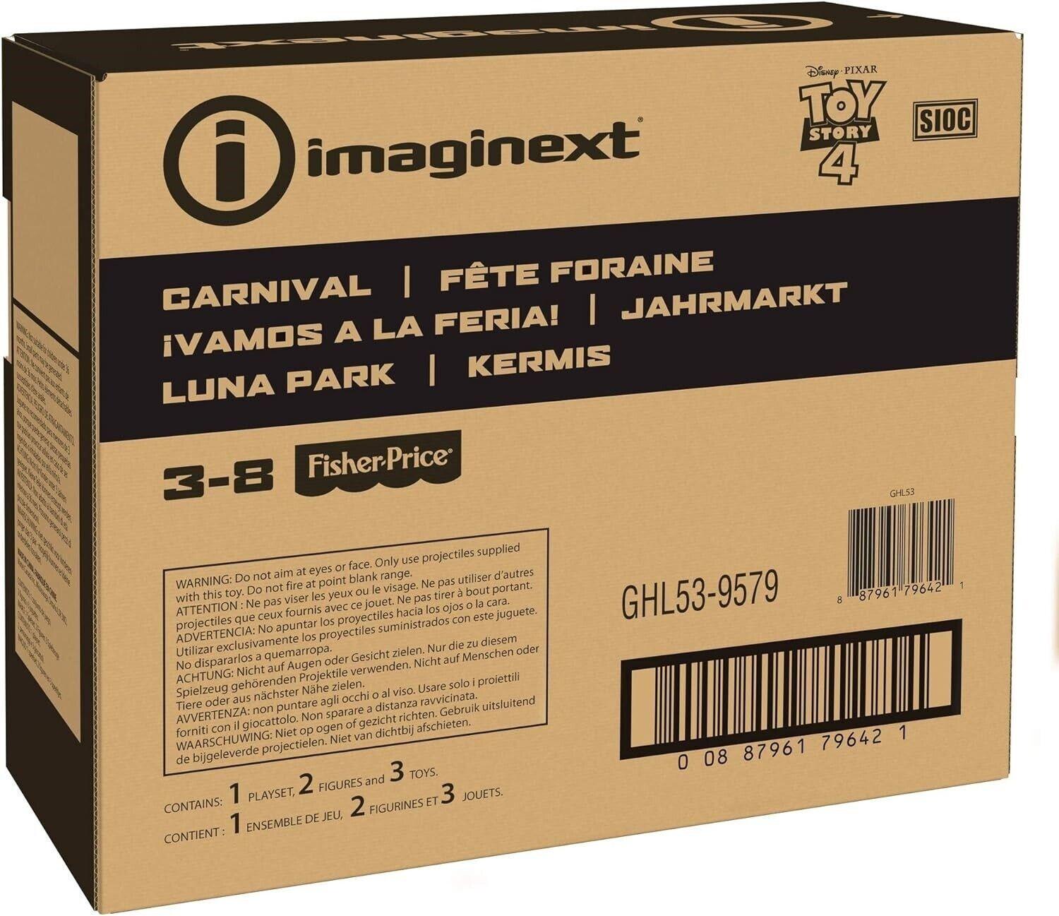 Toy Story Imaginext Fisher Price Disney Pixar Carnival Playset Woody New 3+ Toy