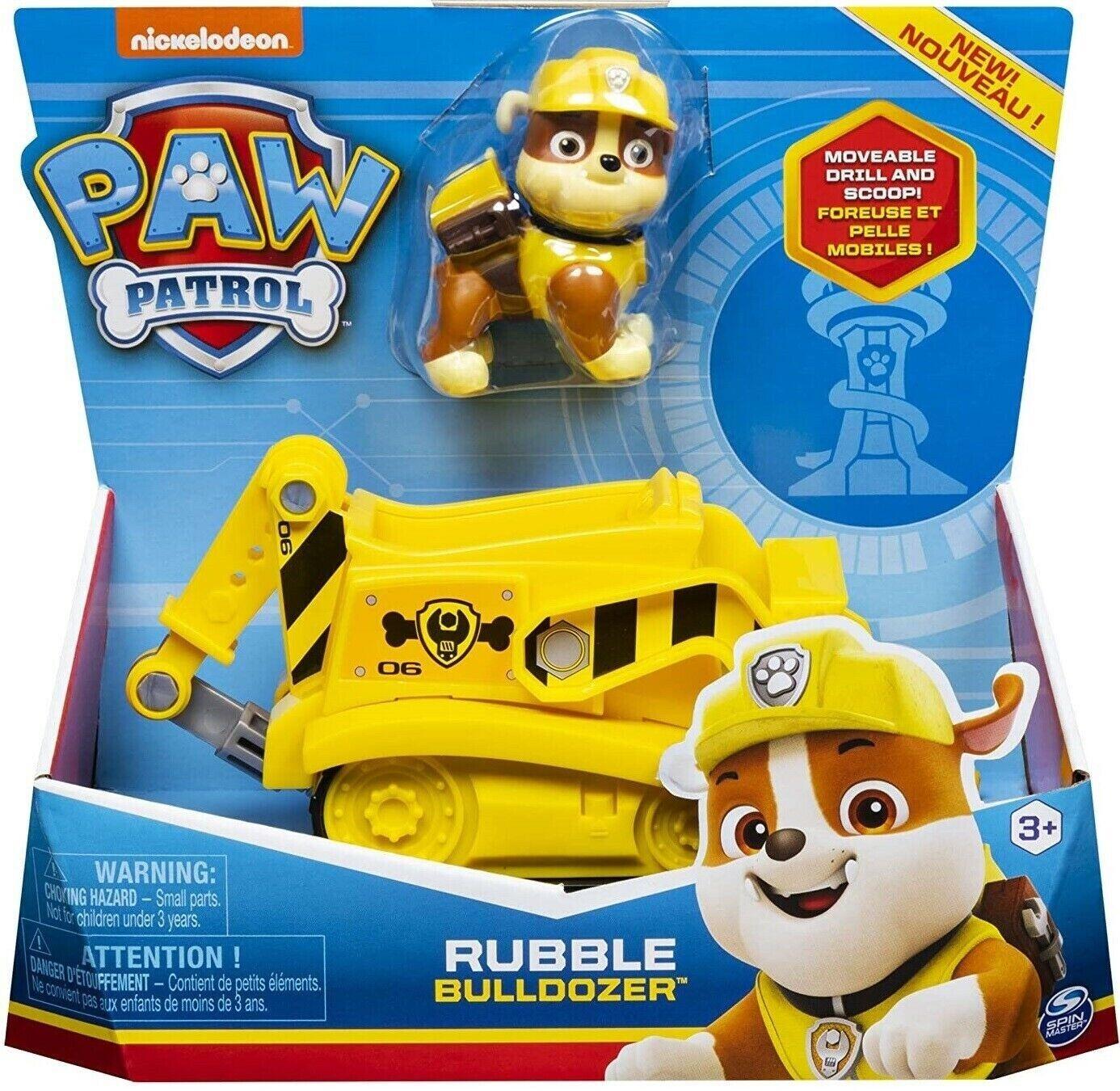 Paw Patrol-Rubble Bulldozer-Age 3+ Toy Car paw patrol figure