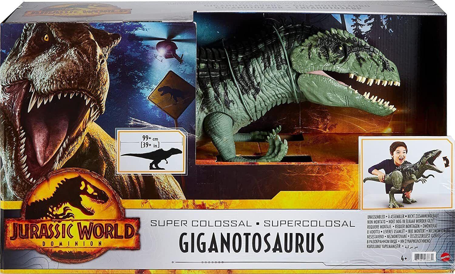 Jurassic World Dominion Large- Giganotosaurus -Dinsoaur Toy Super Colossal Rex Dino Fun