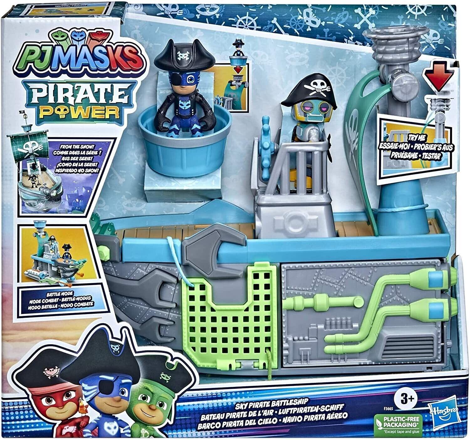 PJ Masks Sky Pirate Battleship Preschool Toy Vehicle Playset Ages 3+ Toy Ship