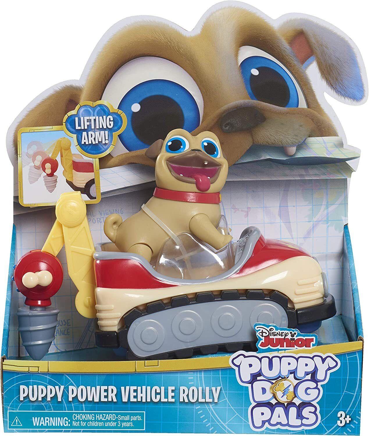 Disney Puppy Dog- Rolly-Power Vehicles Ages 3+ New Toy Car Dog Play Race Fun