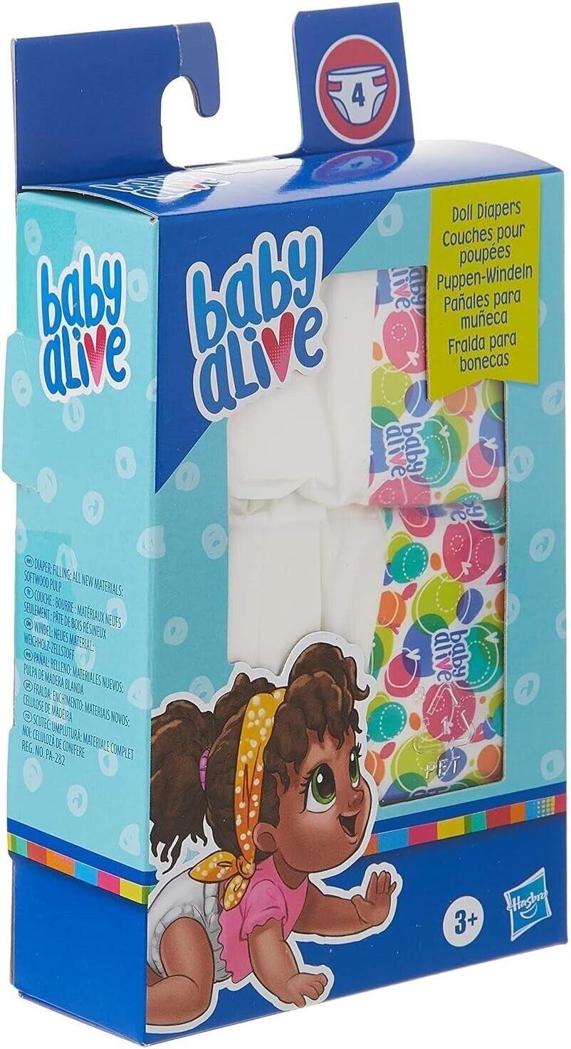 Baby Alive Doll Diaper Refill Includes 4 Dolls Diapers Nurturing Doll Play Toy