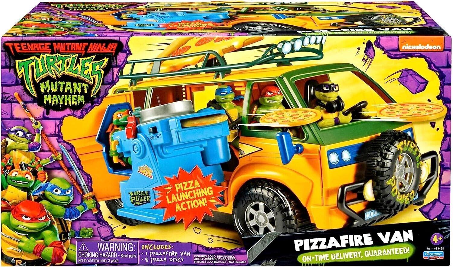 Teenage Mutant Ninja Turtles TMNT Pizza Van Delivery Fire Launch Play Gift