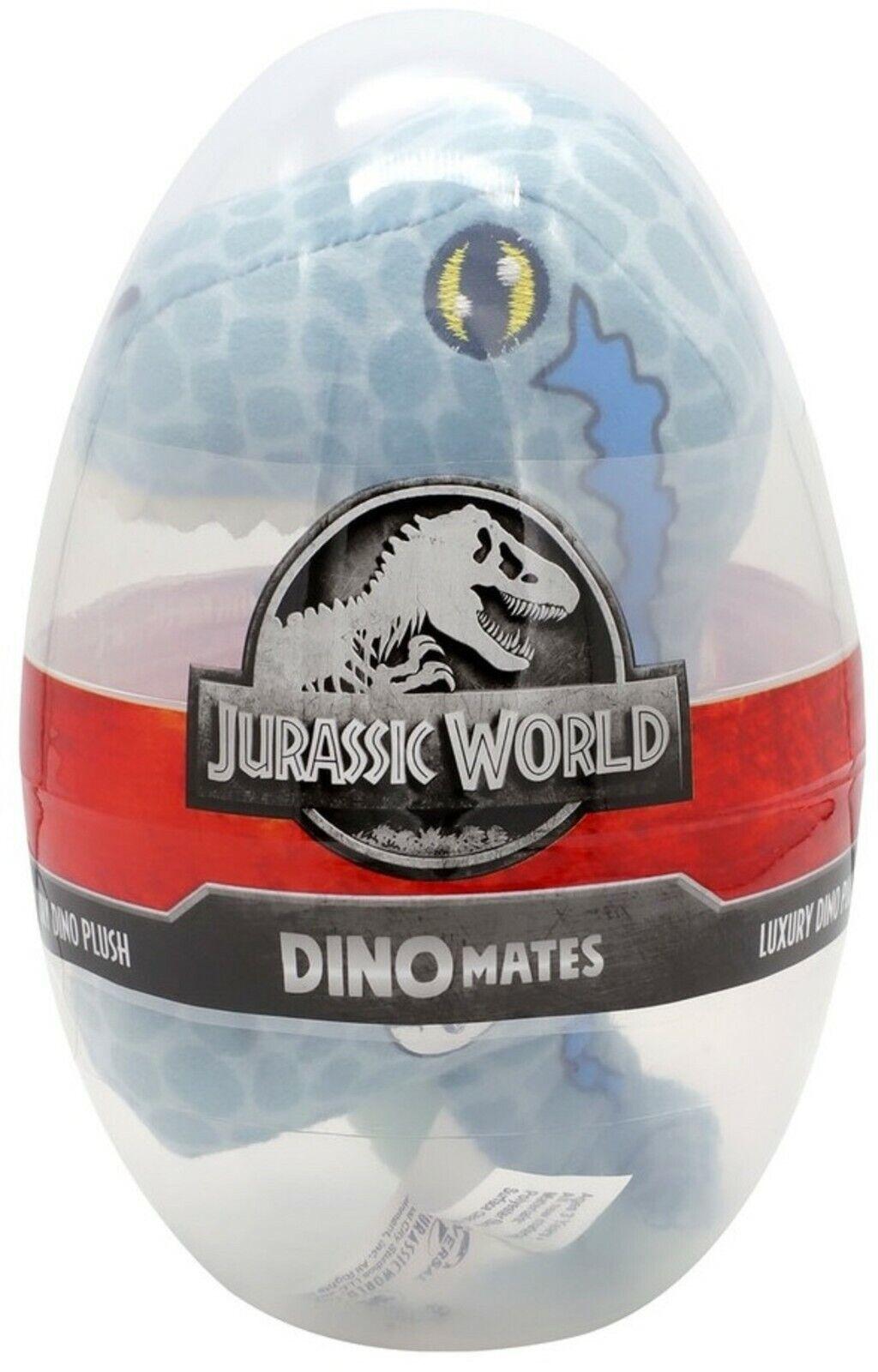 Jurassic World Dinomates Egg 12 CM Plush Toy-Blue