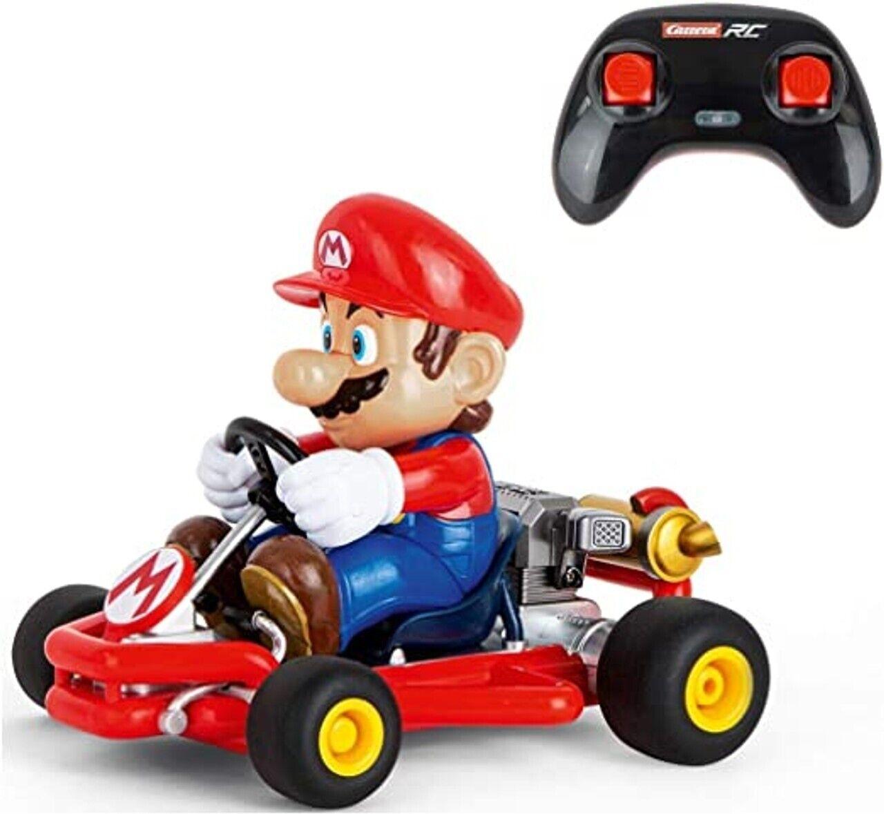 Carrera RC 21cm Mario Kart 8 in Pipe Kart 2.4GHz Race Car Jeep Play Gift Kids