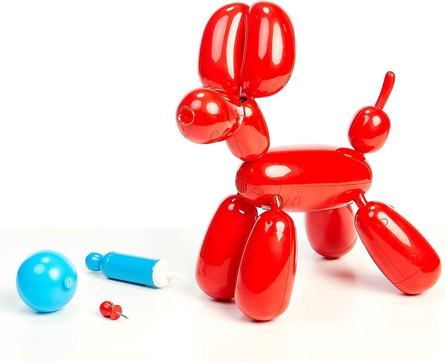 Moose Squeakee the Balloon Dog Toy Pop and Inflate Puppy Play Gift Real Pet Fun