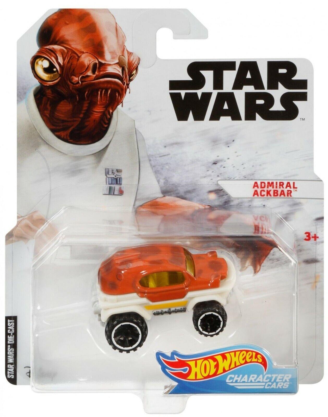 Hot Wheels Star Wars Car Last Jedi Admiral Ackbar themed fun car