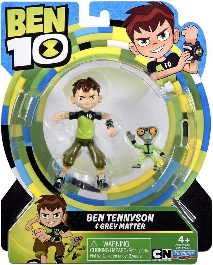 Ben 10 BenTennyson & GreyMatter Cartoon Network Play Gift Assorted Ages 4+ New Toy