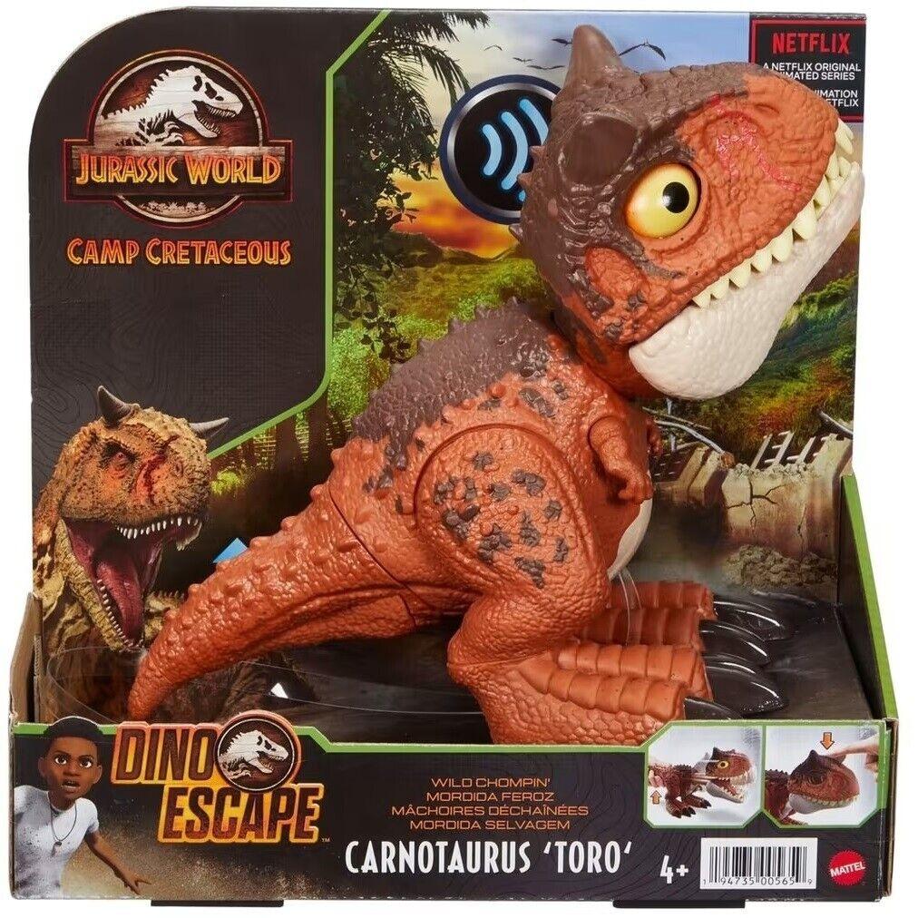 Jurassic World Toys Chompin Carnotaurus Toro Dinosaur Action Camp Cretaceous