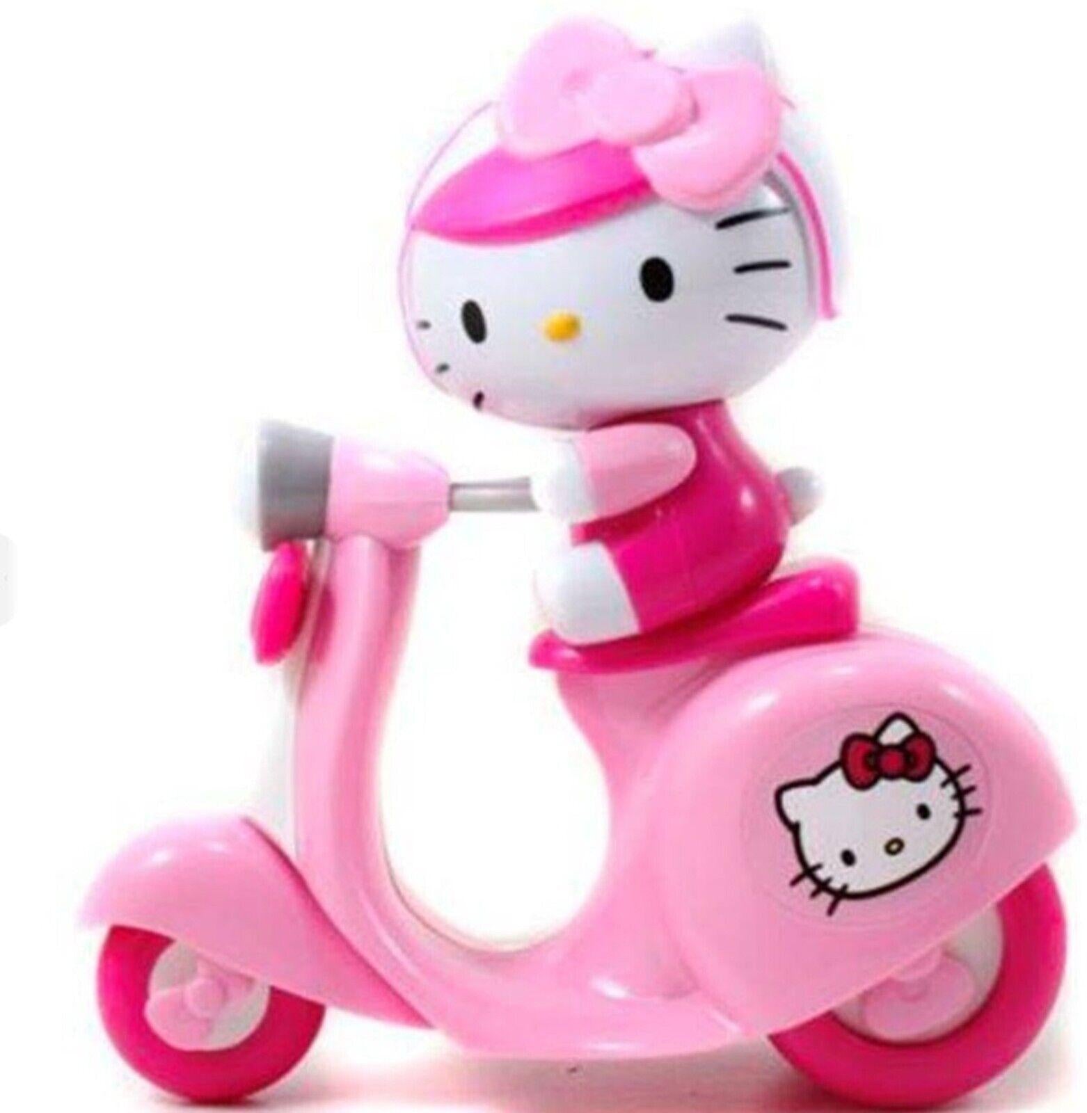 Hello Kitty Push Along Scooter Helmet Play Race Gift Set Car Doll