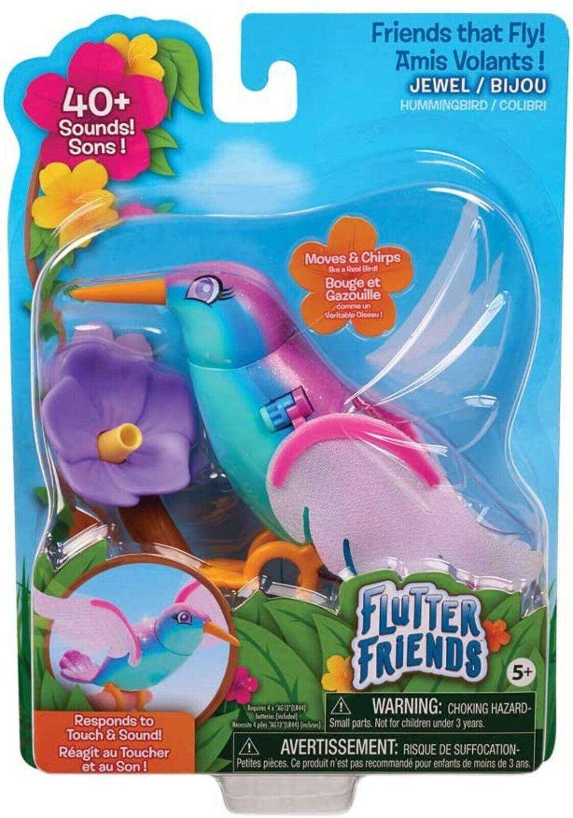 Flutter Friends Jewel Electronic Pet Hummingbird Ages 5+ Toy Bird Play Gift Live Pets