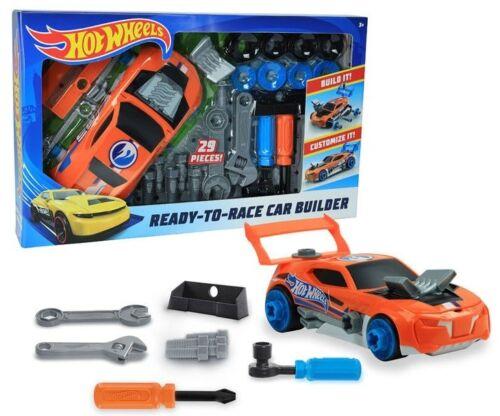 Hot Wheels Ready to Race Custom Car 29-Pieces Build Customize Bolt Screw Toolkit