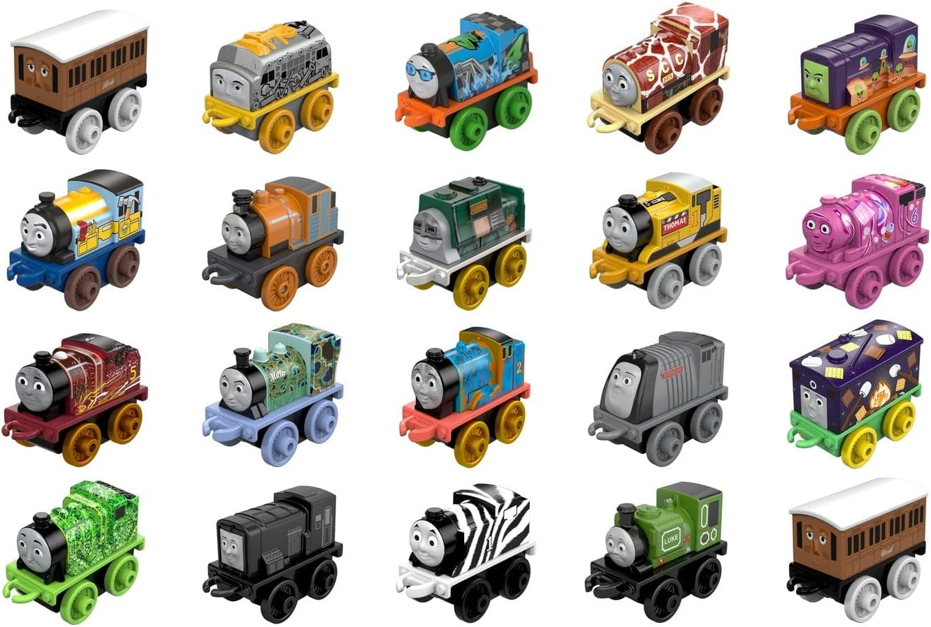 Fisher Price Thomas and Friends Minis Engines 20 Pack Ages 3+ Toy Train Car Race